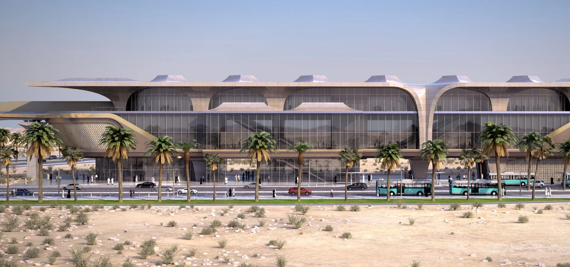 voxelstudios doha metro green line